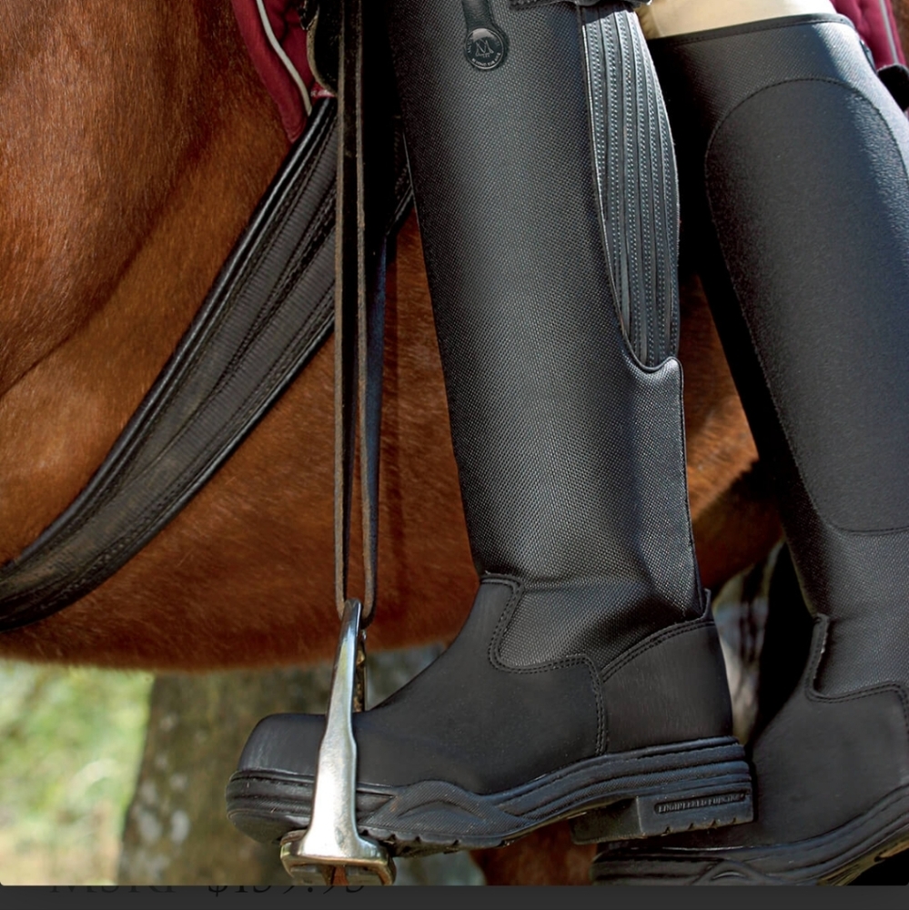 NWT * MOUNTAIN HORSE RIMFROST riding boots- sz 6 women's black
